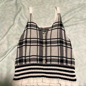 SHEIN crop top cardigan